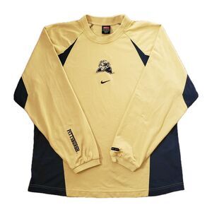 VTG Y2K Team Nike Pittsburg Panthers Sz Medium Center Swoosh Long Sleeve Dri-Fit